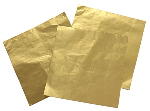PRETYZOOM 100St Packpapier Bonbonverpackungen aus Folie Frischhaltefolie, Plastikfolie Schokolade Geschenkpapier Aluminiumfolie