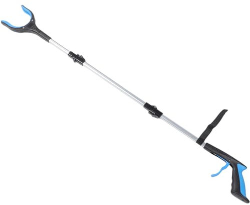 IWOWHERO Faltbare Müllzange Klappbar Greifhilfe Für Haushalt Und Garten Ergonomischer Greifarm Müllpicker Müllgreifer Für Schwer Erreichbare Gegenstände Senioren Und Sanitäreinsatz