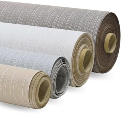 TENDAGGIMANIA Telo per Tenda da Sole Ricambio TEMPOTEST Para' Made in Italy - L. da 0 a 115CM X H.350CM Su Misura - Telo Tenda da Sole Completo di Tondini in gomma, Bordi Laterali e Volant