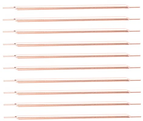 Quystetes Pin de soldadura por puntos de 3 x 100 mm, punta de electrodo de cobre de alúmina, aguja, batería de litio, accesorios para máquina de soldar, 10 unidades
