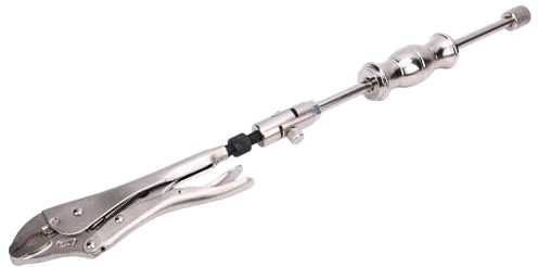 Slide Hammer Locking Pliers Set 9 Inch 2 Pound Slide Hammer Swivel Grip for Automotive Repair Universal Application