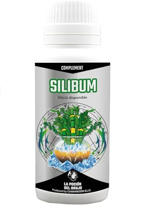CANNABOOM - SILIBUM Bioestimulante para Plantas con 30% Silicio (100ml) | Fortalecedor Vegetal para Cultivos Más Fuertes, Resistentes y Productivos | Mejora Raíces, Rendimiento