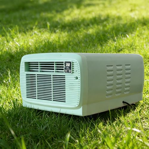 2200BTU Portable Air Conditioner Compact AC Unit for Car, Camping, Small Room, Low Power Consumption with Control Panel & Timing