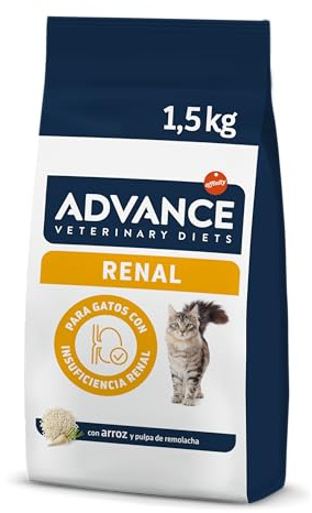 Advance Veterinary Diets Renal - Croquettes pour Chat avec Problèmes Rénaux - 1,5kg