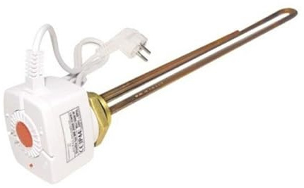 Calefactor eléctrico, cartucho de calefacción, 2 kW, 230 V, 1 1/4