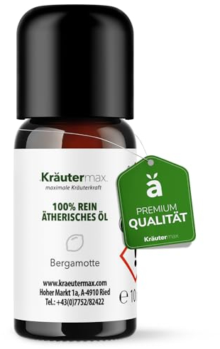 Kräuter Max Bergamotte Citrus Aurantium Bergaminia Ätherisches Öl Frucht Duft, 10 ml