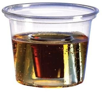 50 X Bomb Shots Clear CE 3oz / 85ml - Sleeve of 50 - 8.5cl Bomb Shot Cups, Bomb Shotz, Shot Cups, Disposable Shot Glasses, Plastic Shot Glasses - 25ml CE Shot with 60ml Chaser