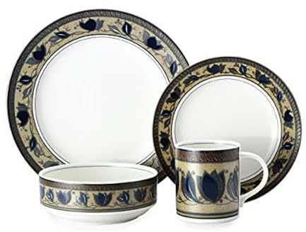 Mikasa Arabella 16-Piece Dinnerware Set, Service for 4