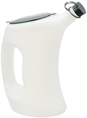 Carpoint Pressol Ausgusskanne 3L mit Deckel, Kappe und Flexlauf, Grau, Weiß