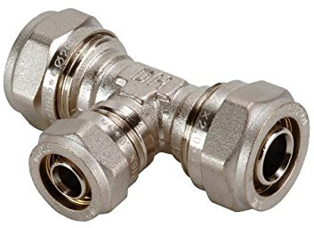 Dipra 124404 - Racor multicapa de compresión (camiseta reducida, diámetro 20-16-16 mm)