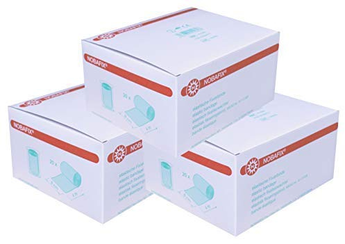 480 x Mullbinden Fixierbinden einzeln in Folie verpackt Noba (Größe: 8 cm x 4 m)