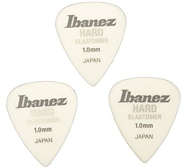 Ibanez Elastomer 1,0mm Plektren Teardrop Hard