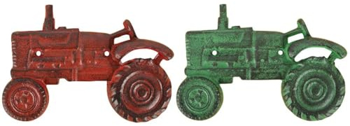 Esschert Design Flaschenöffner „Traktor“, aus dem Material „Gusseisen“, 20,8 x 0,9 x 23,3 cm