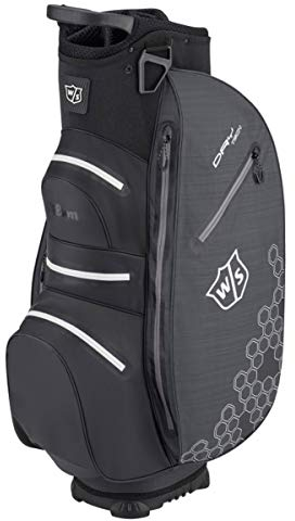 Wilson Golf W/S Dry Tech II Trolley Bag, Card Bag, Black, 1.9 kg, Water repellent material, WGB4908BK