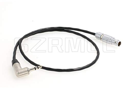 SZRMCC Tentacle Sync Zaxcom 3.5mm to 0B 5 Pin Timecode Cable for ARRI Alexa Mini/XT Camera Sound Devices 664 633