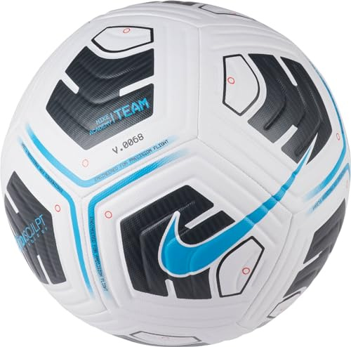 Nike Unisex Academy Team Fußball, White/Black/Light Blue Fury, 3