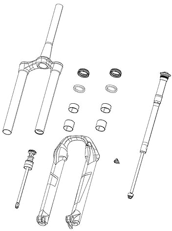 RockShox Sram Unisex – Erwachsene Federgabel-2059010203 Federgabel, Schwarz, 180mm-27