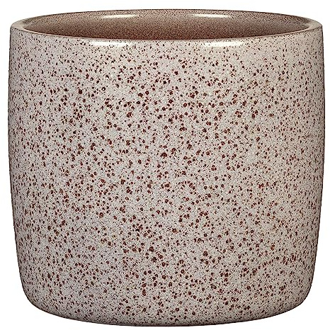 Scheurich Solido Blumentopf aus Keramik, Beige, Ø 17,6 cm, H 16 cm