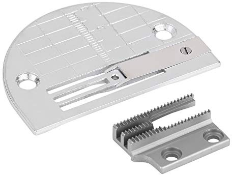 2,6 x 1,8 Zoll Stichplatte, Transporteur, Nähfuß für Nähmaschine Industrienähmaschine Zubehör Stichplatte Nähfuß mit Zähne Kit Set Reißverschlussfuß-Set industrienähmaschinen zubehör