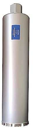 Wet Diamond Core Drill Bits, 4/102mm Diameter, 15-1/2/395mm Drilling Depth, 1-1/4-7 UNC Thread Arbor, Crown Shaped Segments,for Brick,Block,Masonry,Stone,Concrete. (4)