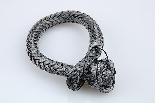 BLUESHARK-Dyneema Soft Shackles - Soft Connector - from 5 mm to 8 mm (5-Pack) (5mm)