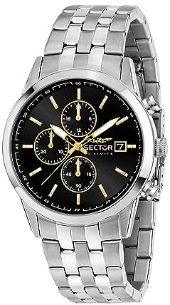 Sector No Limits Orologio Uomo, Cronografo, Analogico, Collezione 660 - R3273617004