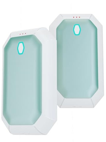 ITSHINY Handwärmer Elektrisch Wiederverwendbar 2er Set, 3 Heizmodi, Wiederaufladbar USB Taschenwärmer für Männer Outdoor Camping und Jagd
