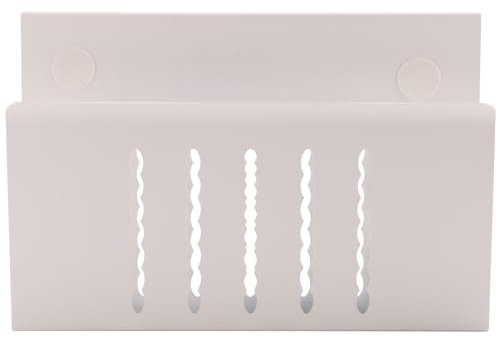 Kanylavy Rangement de bureau suspendu sous le bureau Support de rangement pour ordinateur portable Tablette Stockage en acier, capacité de charge 3 kg 3 kg B