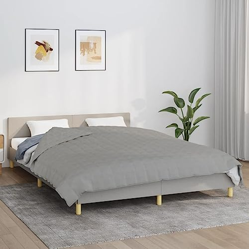 CBLDF Gewichtsdecke grau 200x230cm 9kg Stoff