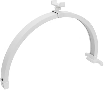 Lampada da Scrivania per Unghie a Mezzaluna, Lampada da Scrivania per Manicure da 22 Pollici, Lampada per Unghie a LED con Clip per Telefono, Lampada Ad Arco per Unghie, (Spina
