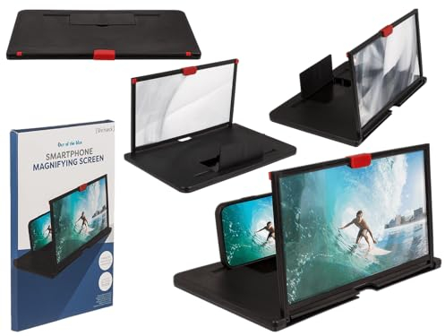 Lente di ingrandimento per smartphone, ca. 26 x 17 cm, in plastica, in confezione regalo