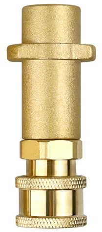 Langlebiger Schnellanschluss-Hochdruckreiniger-Adapter aus Messing für Hochdruckreiniger, 1/4-Zoll-Schnittstellen-Adapter