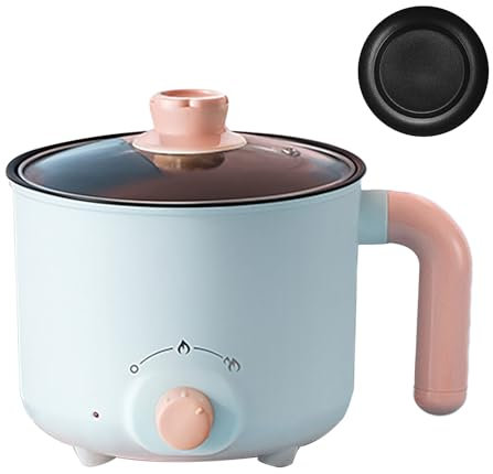 Hot Pot électrique, mini pot paresseux multifonctionnel, pot à soupe, pot à nouilles, marmite portable, cuiseur à pâtes, petit cuiseur vapeur pour la maison