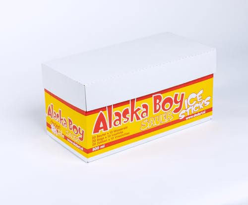 Alaska Boy Icesticks Kinder-Party | 200x Wassereis à 50ml – bunt & extra sauer | Der Hit für Kindergeburtstage & Partys | vegan, gluten & laktosefrei, ohne Konservierungsstoffe | zum Einfrieren