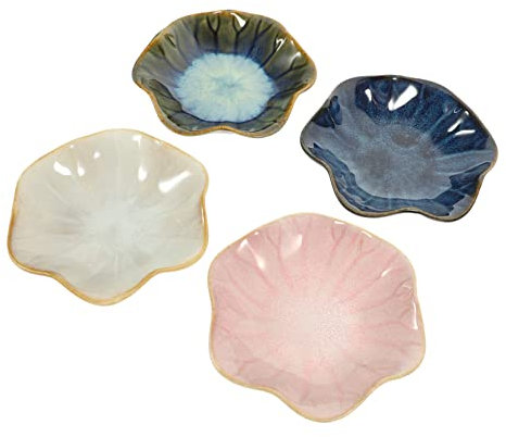 Cabilock 4 Piezas Platos para Salsas para Fondue y Decoración de Accesorios Prácticos