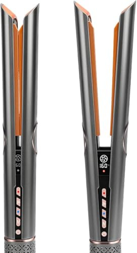 Plancha de Aire, 2 en 1 Plancha Pelo puede Secarlo y Alisarlo para Húmedo y Seco, Plancha de Pelo Profesional, 110,000RPM Iones Planchas Pelo Para un Cabello Liso y Brillante