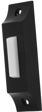 DIYEAH Retro Doorbell Button for Front Door Wall Mounted Traditional Door Chime Push Button Replacement for Office Shop Decor