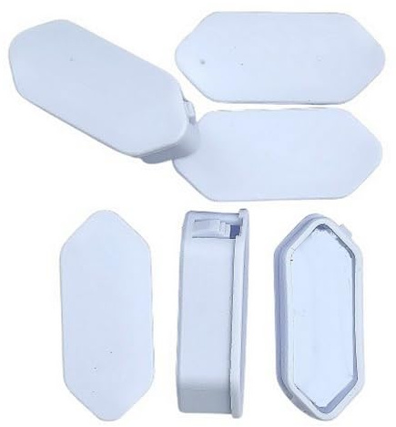 Steckel ES-423206 6 Stück Weiße Steckdosen-Abdeckungen Staubschutz für Euro-Steckdosen