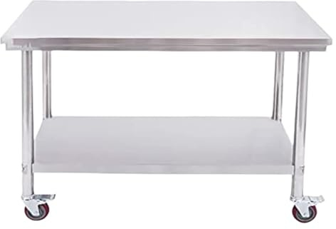 HEYDGBBZ Bar Cart, Serving,Outdoor BBQ with Pizza Oven Table Portable Trolley for Kitchen Ideal for Parties & Picnics(39''x31''x31'')