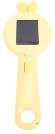 Pretfy Portable Digital Microscope for Kids, 100X, Hand Held STEM Science Set, Toy for Kids, 2 Screen, Educational, Battery Life 2.5 Hours Young Scientists (Yellow)