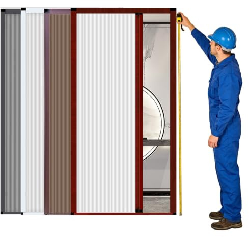 AMUFJJ Falttür Falttüren Nach Maß Faltschiebetür Falttüre 80 150 187 190 198 200 203 210 215 220 cm Höhe, Falttür Raumspartür Mit Aluminiumrahmen Und Zellgewebe