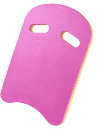 Swimming Float, Kickboard Swimming Equipment for Adults and Kids, Swimming Floats for Training and Practice, Pink Float Board with Comfortable Grip Design, Lightweight and Buoyant