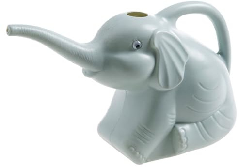 Bonalake Regadera Elefante, Regadera Pequeña de 2L/0, 5 Galones con Boquilla Larga para Uso Preciso, Maceta de Agua de Plástico para Plantas de Jardín Interiores y Exteriores