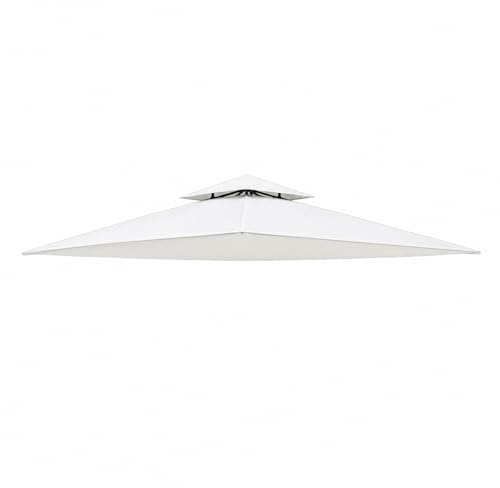 MEGAOFFERTE.IT Telo Di Ricambio Universale Per Gazebo Con Air Vent Superiore In Tessuto Resistente E Fissaggio Con Taschette Per Giardino Patio E Terrazza 300 x 300 Cm Beige