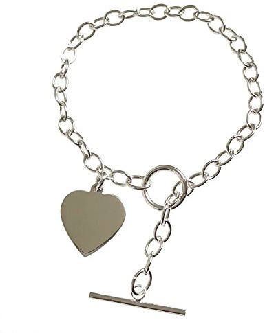 ANTOMUS® 4MM WIDE SOLID SILVER 925 BRITISH MADE TRACE T BAR BRACELET/NECKLACE 6.5 INCH TO 20 INCH