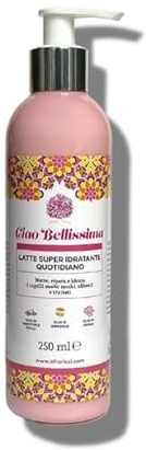 AfroRicci Ciao Bellissima Latte Riparatore e Rivitalizzante per Ricci 250 Ml, Ricostruisce e Idrata, con Pro Vitamina B5 e Aloe Vera, Ingredienti Naturali, Made in Italy