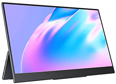 cocopar Moniteur Portable 15,6 Pouces 1080P 100Hz 72% NTSC USB-C HDMI Grand Moniteur Portable pour Ordinateur Portable MacBook Xbox PS4/5 Switch (Reconditionné)