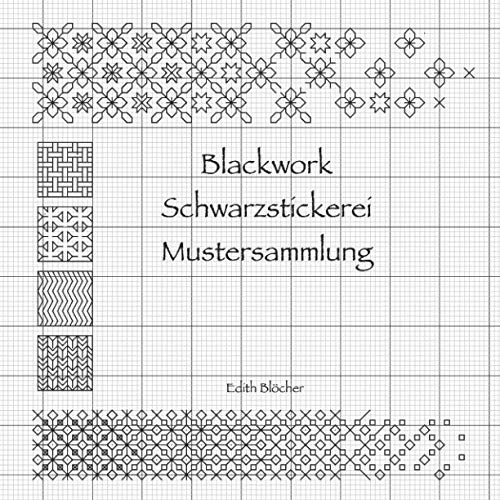Blackwork Schwarzstickerei Mustersammlung