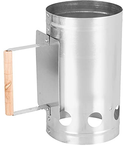 Guaranteed4Less Charcoal Starter BBQ Fire Quick Metal Grill Coal Barbecue Burner Chimney Lighter