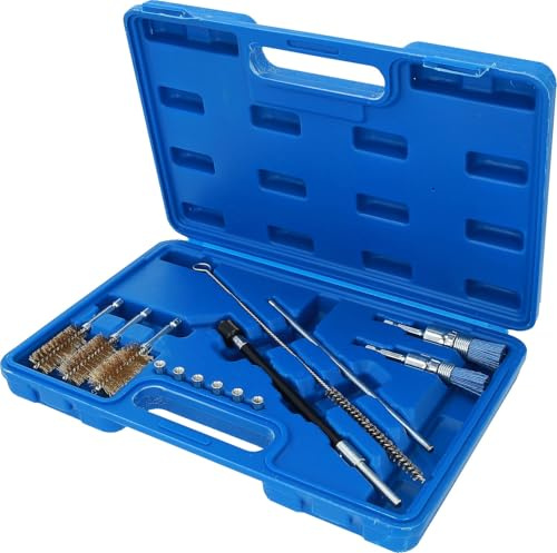 BRILLIANT TOOLS BT551380 Kit de nettoyage de puits [Powered by KS TOOLS] | Kit de nettoyage de puits d'injection, 14 pcs